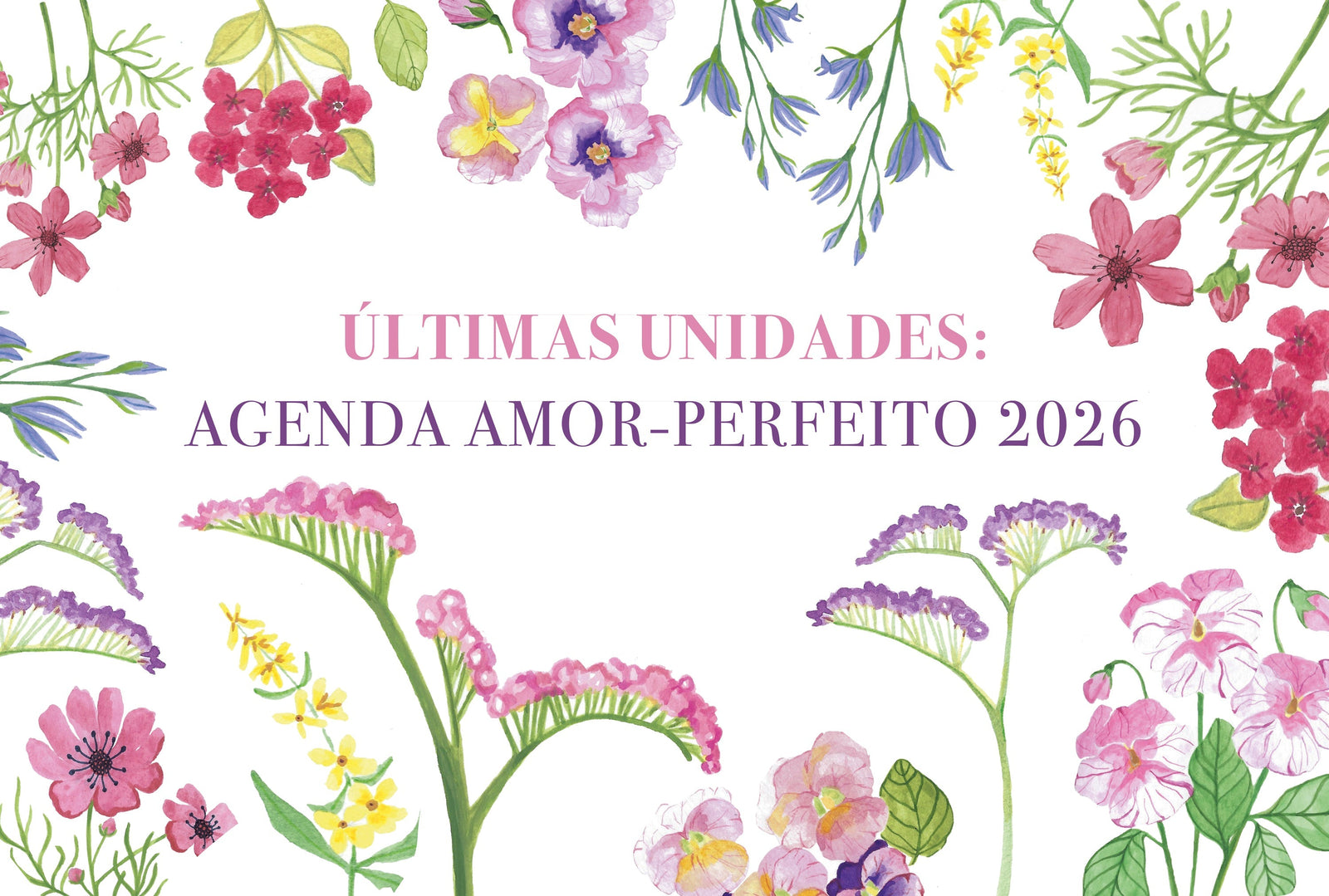 Últimas Unidades: Agenda Amor-Perfeito 2026