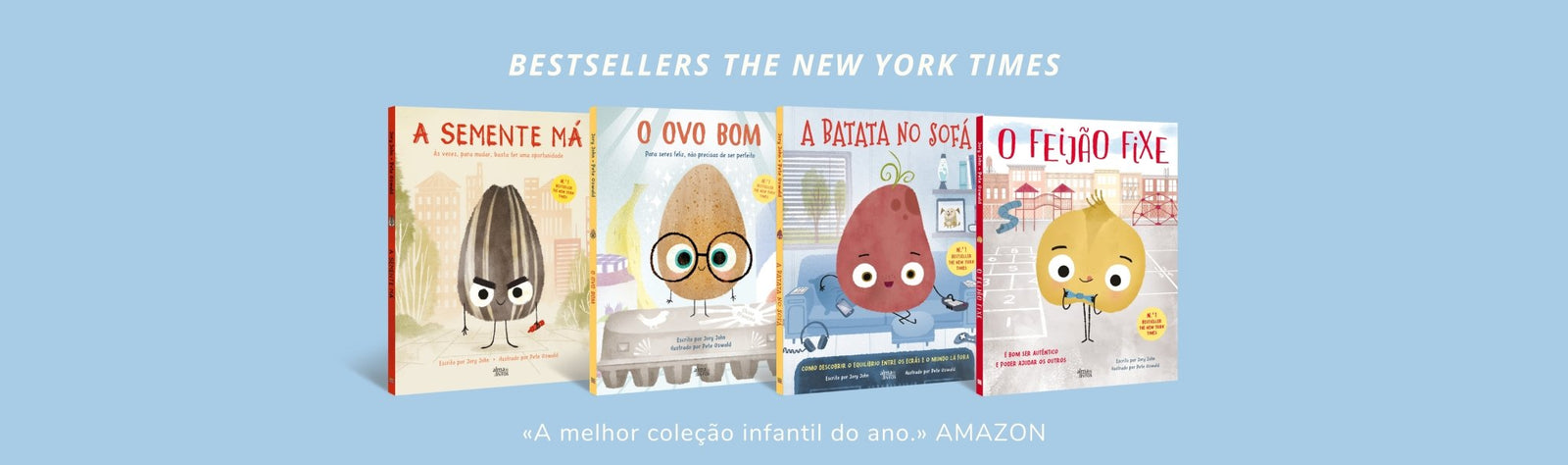 Um ovo, uma semente, um feijão e uma batata: eis os protagonistas da melhor coleção infantil do ano. - Alma dos Livros