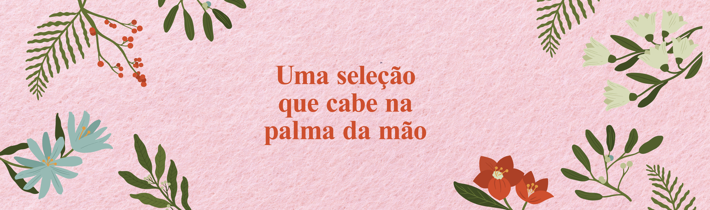 Uma seleção que cabe na palma da mão