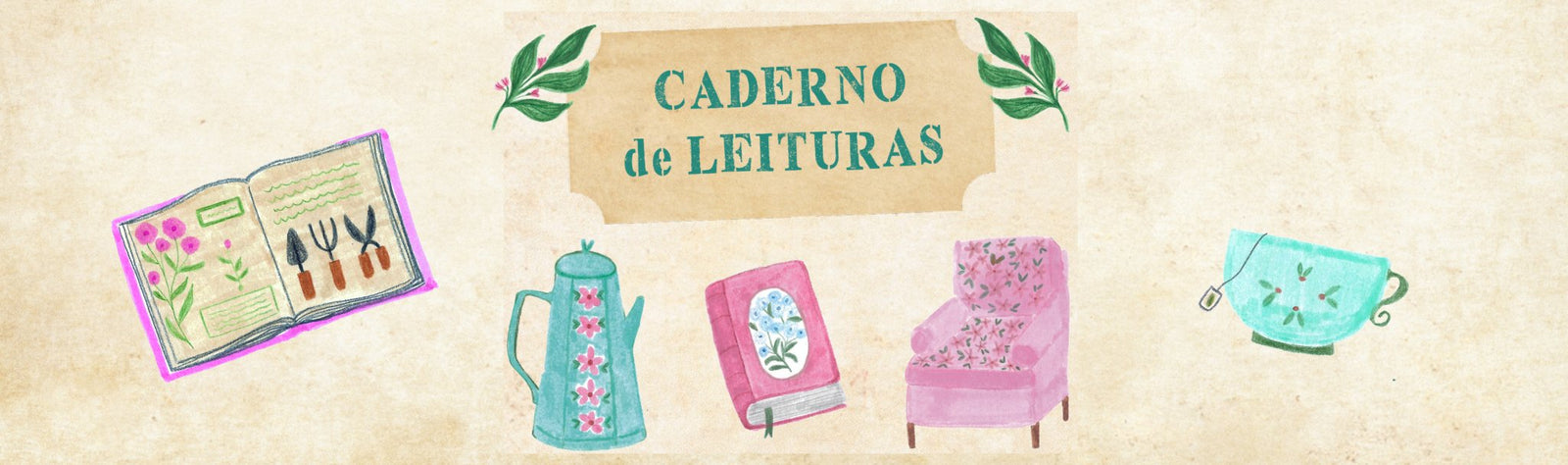 O novo (e lindo) Caderno de Leituras - Alma dos Livros