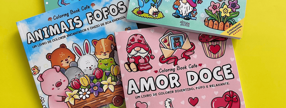 Coloring Book Cafe - Alma dos Livros