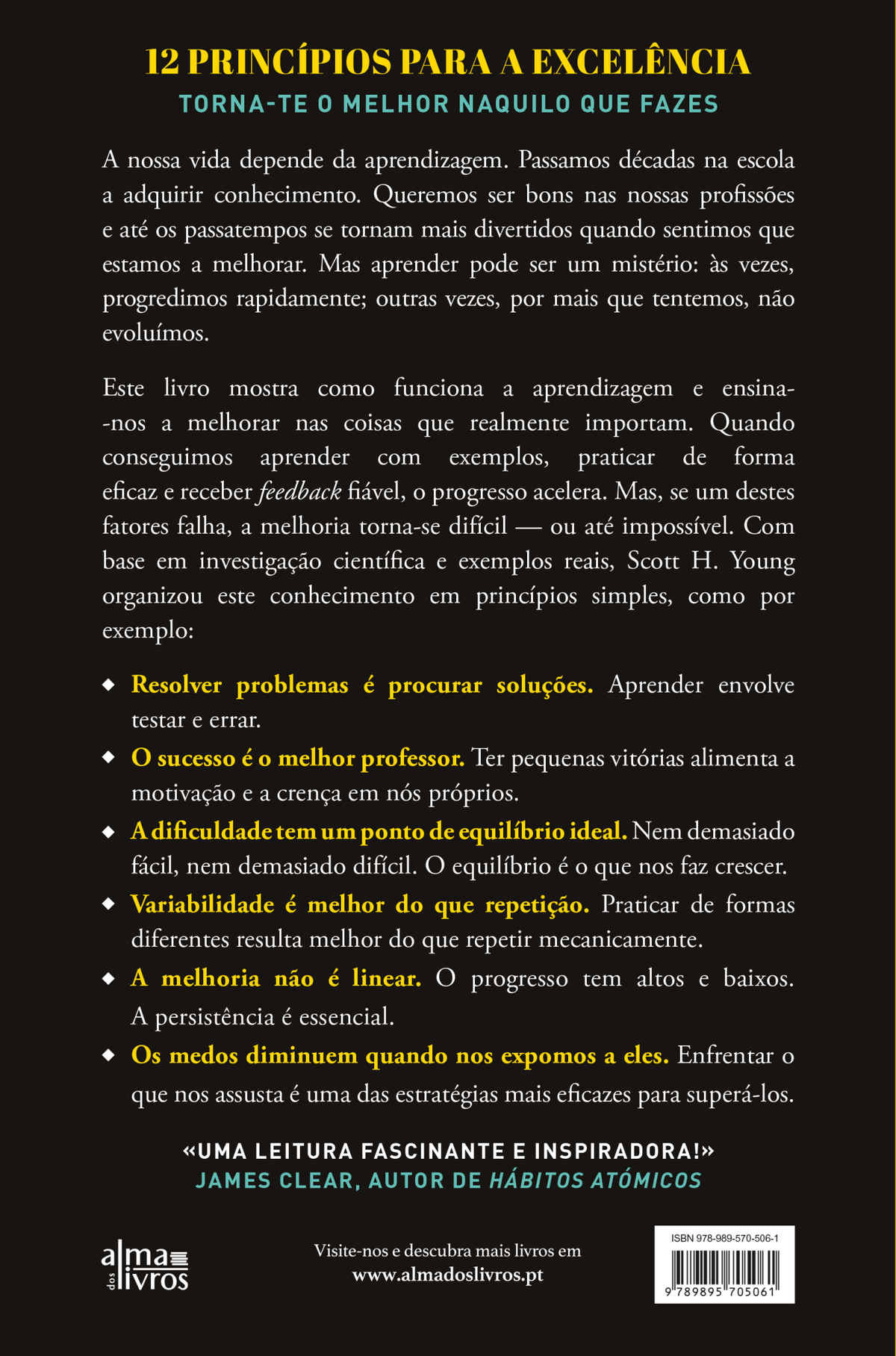 12 Princípios para a Excelência (Receba a 7 de agosto) - Alma dos Livros