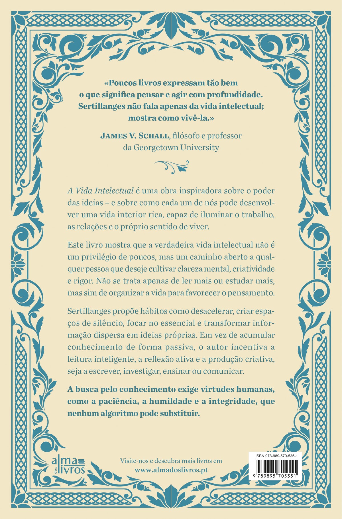 A Vida Intelectual (Receba a 25 de fevereiro)