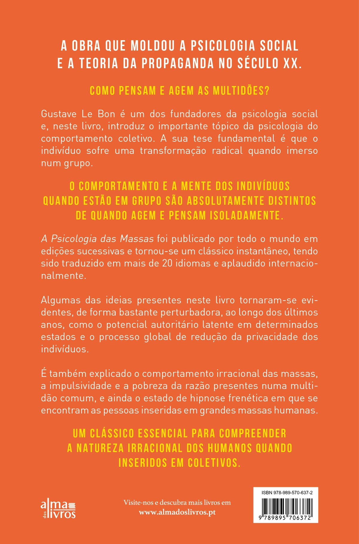 A Psicologia das Massas (Receba a 25 de março)