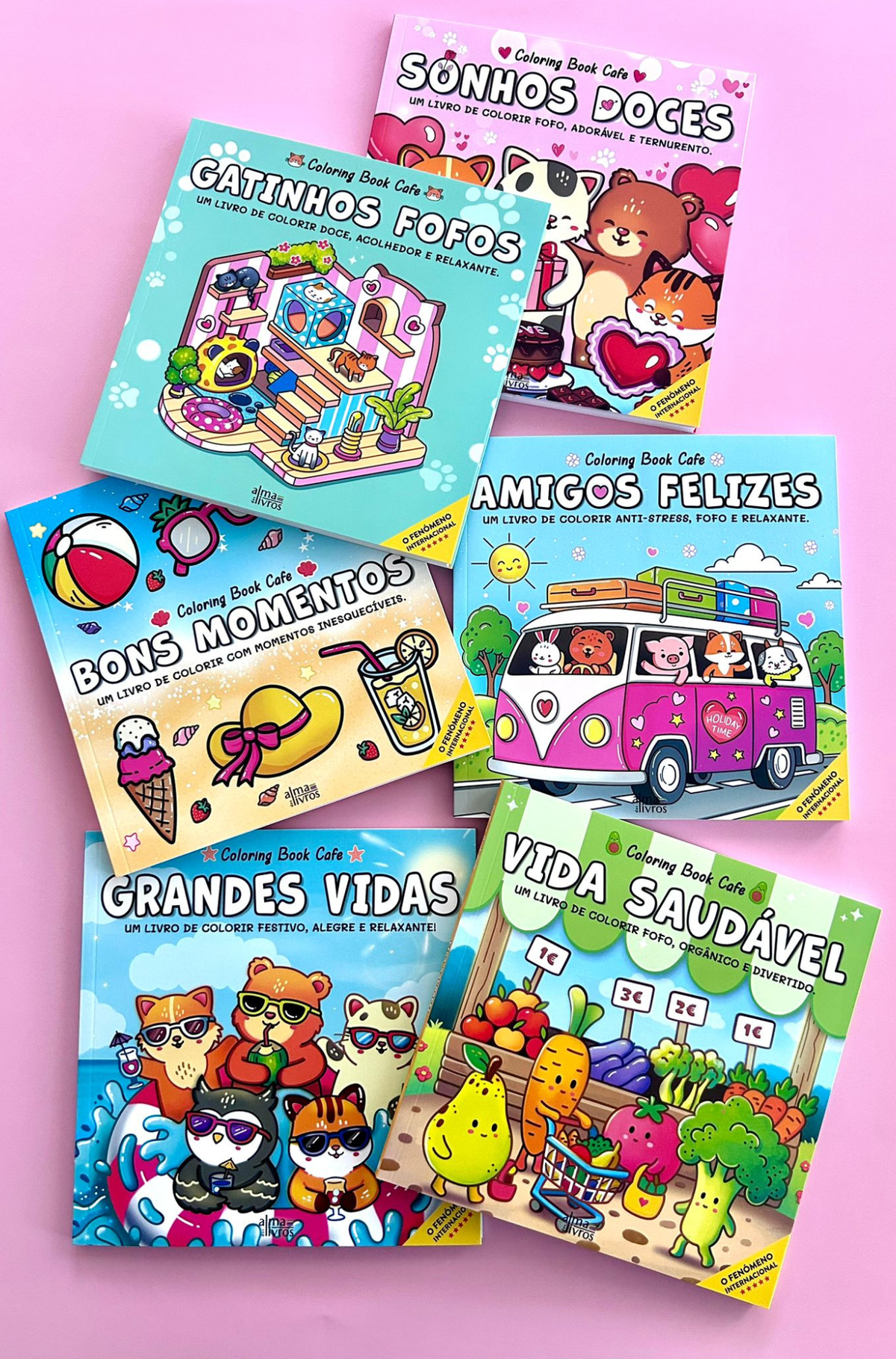 Coloring Book Cafe - Alma dos Livros