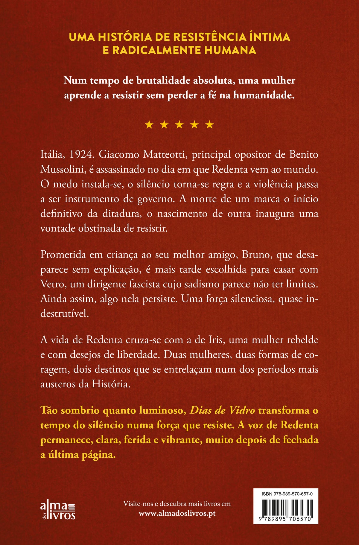 Dias de Vidro (Receba 22 de abril)