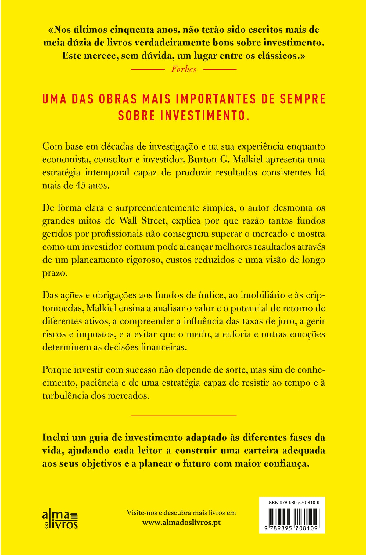 Um Passeio Aleatório por Wall Street (Receba a 09 de setembro)