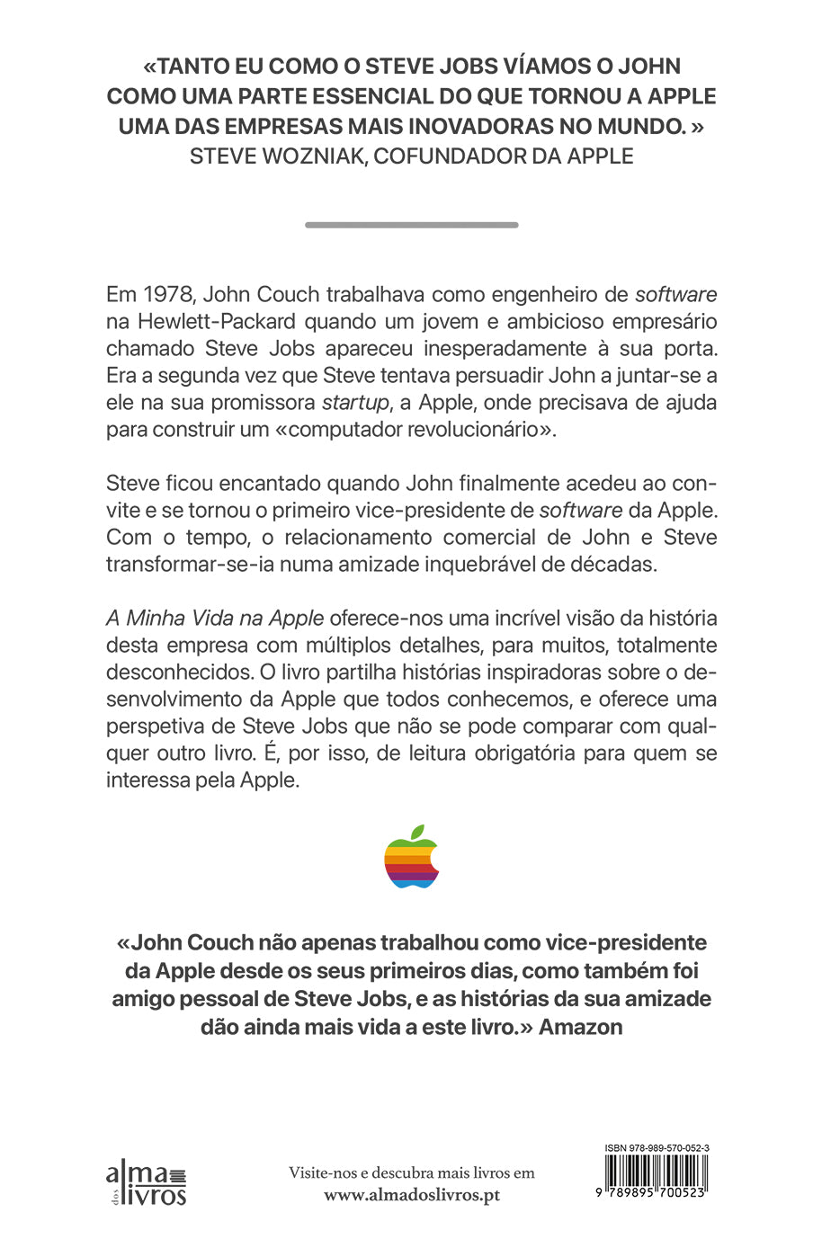 A Minha Vida na Apple (danificado) - Alma dos Livros