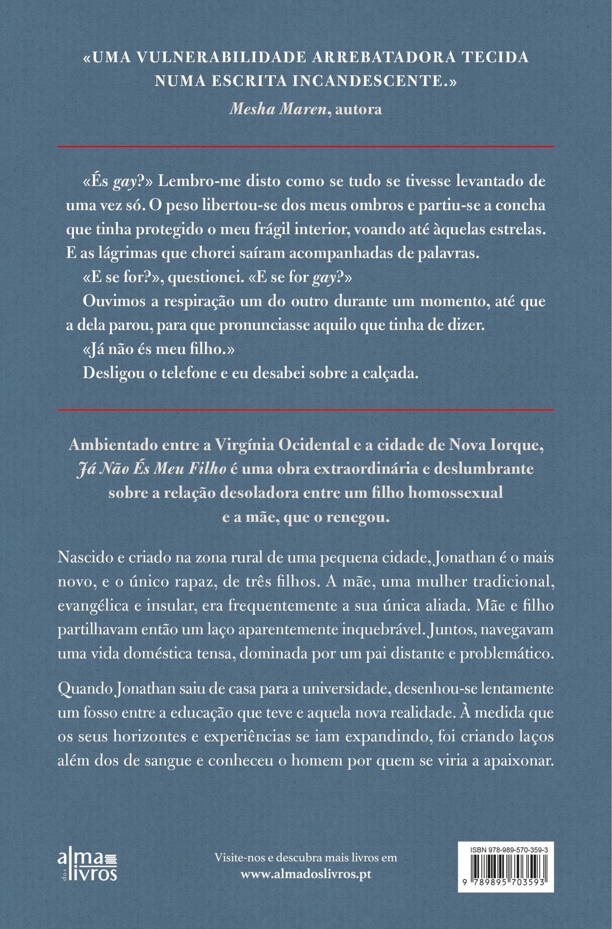Já Não és Meu Filho (Receba a 20 de fevereiro) - Alma dos Livros