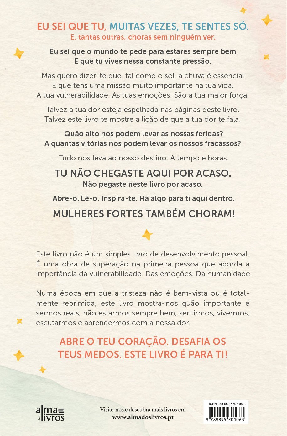 Mulheres Fortes Também Choram (danificado) - Alma dos Livros