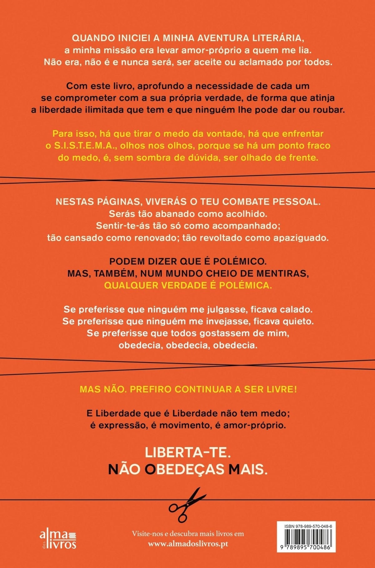 Não Obedeças Mais (danificado) - Alma dos Livros