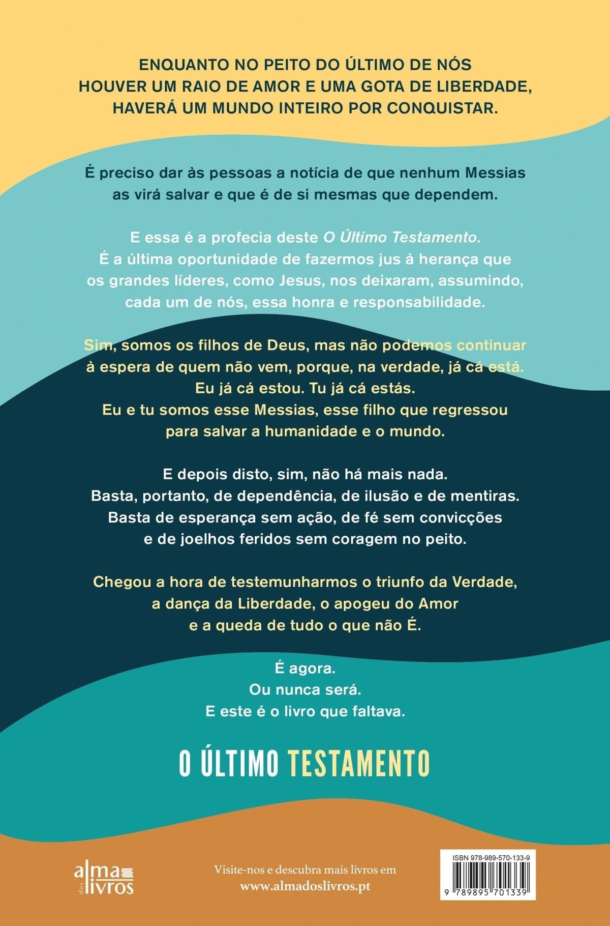 O Último Testamento (danificado) - Alma dos Livros