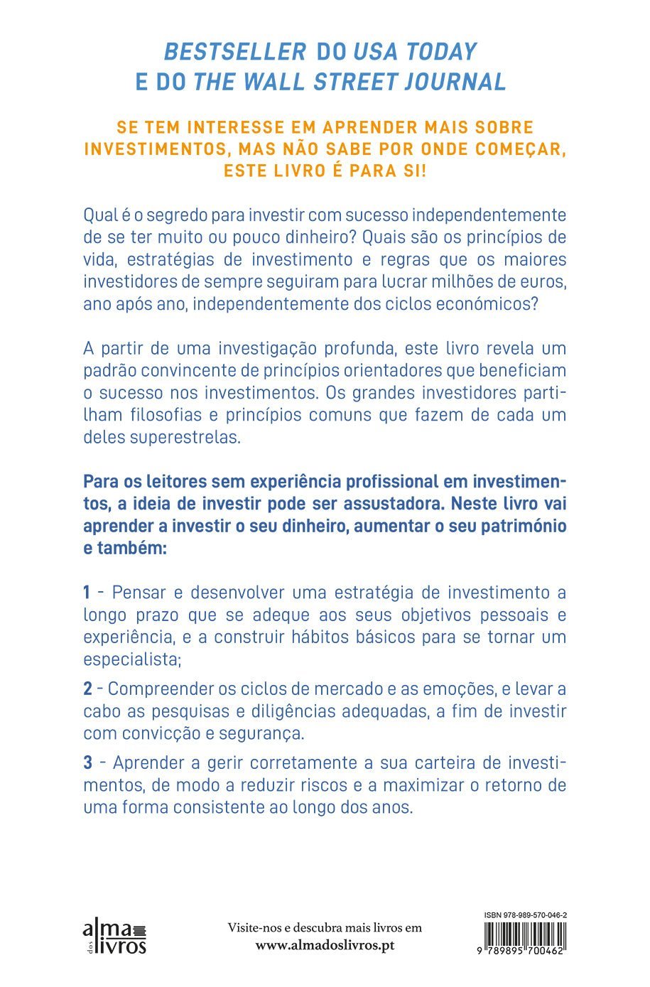 Os 10 Mandamentos do Investidor (danificado) - Alma dos Livros
