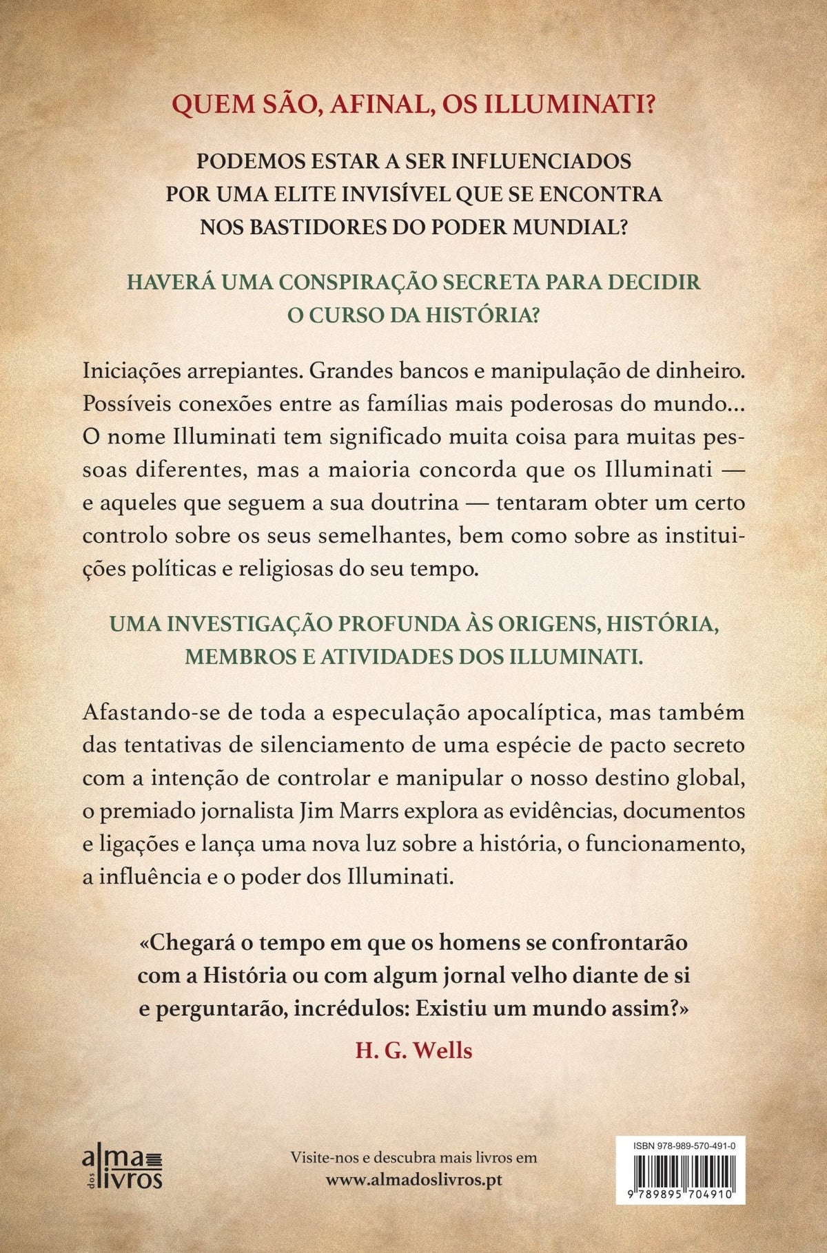 Os Illuminati (Receba a 26 de junho) - Alma dos Livros