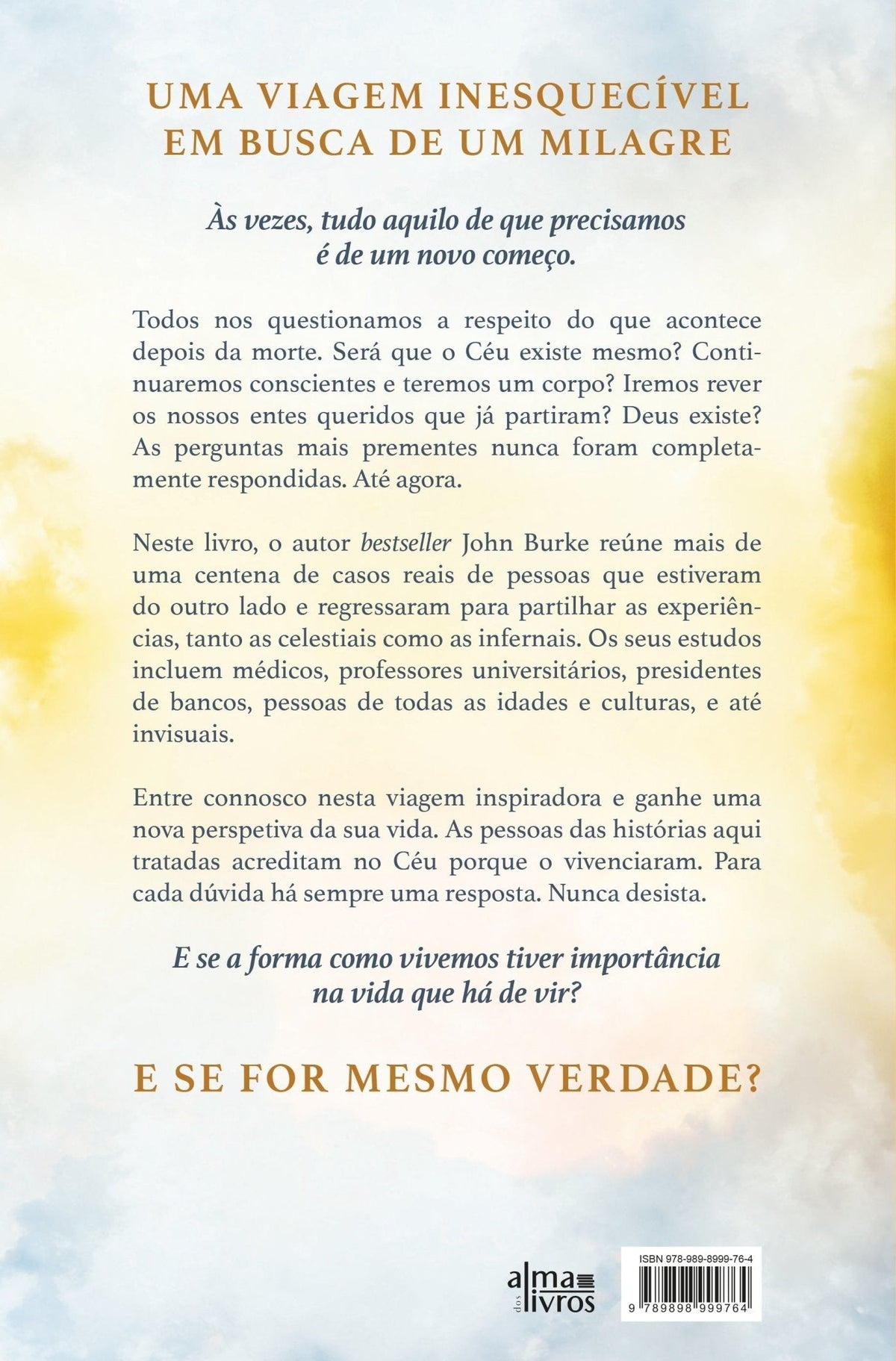 Imagina o Céu (danificado) - Alma dos livros