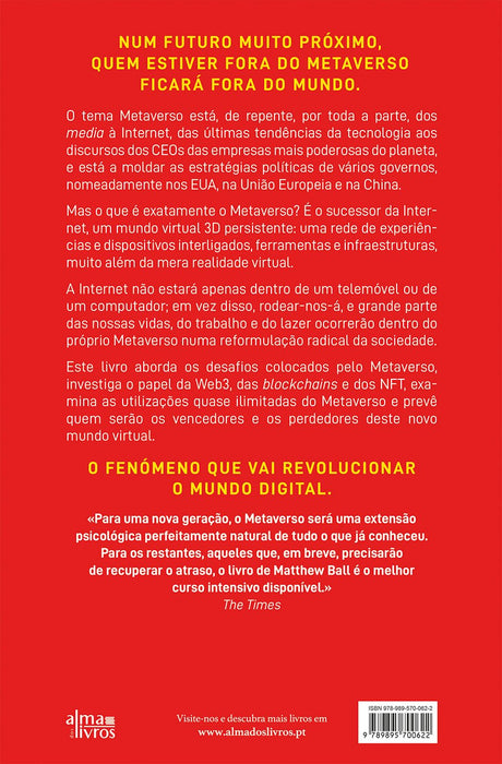 Metaverso - O Que é, Como Funciona e Porque Vai Revolucionar o Mundo?  €19.80 at Alma dos Livros