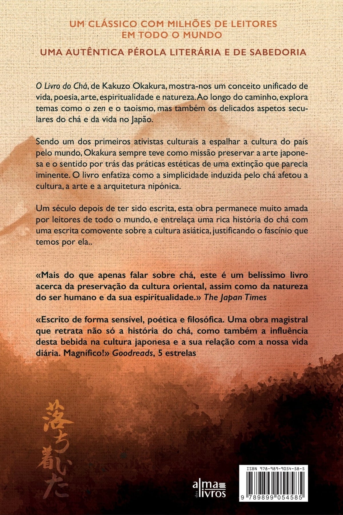 O Livro do Chá (danificado) - Alma dos Livros