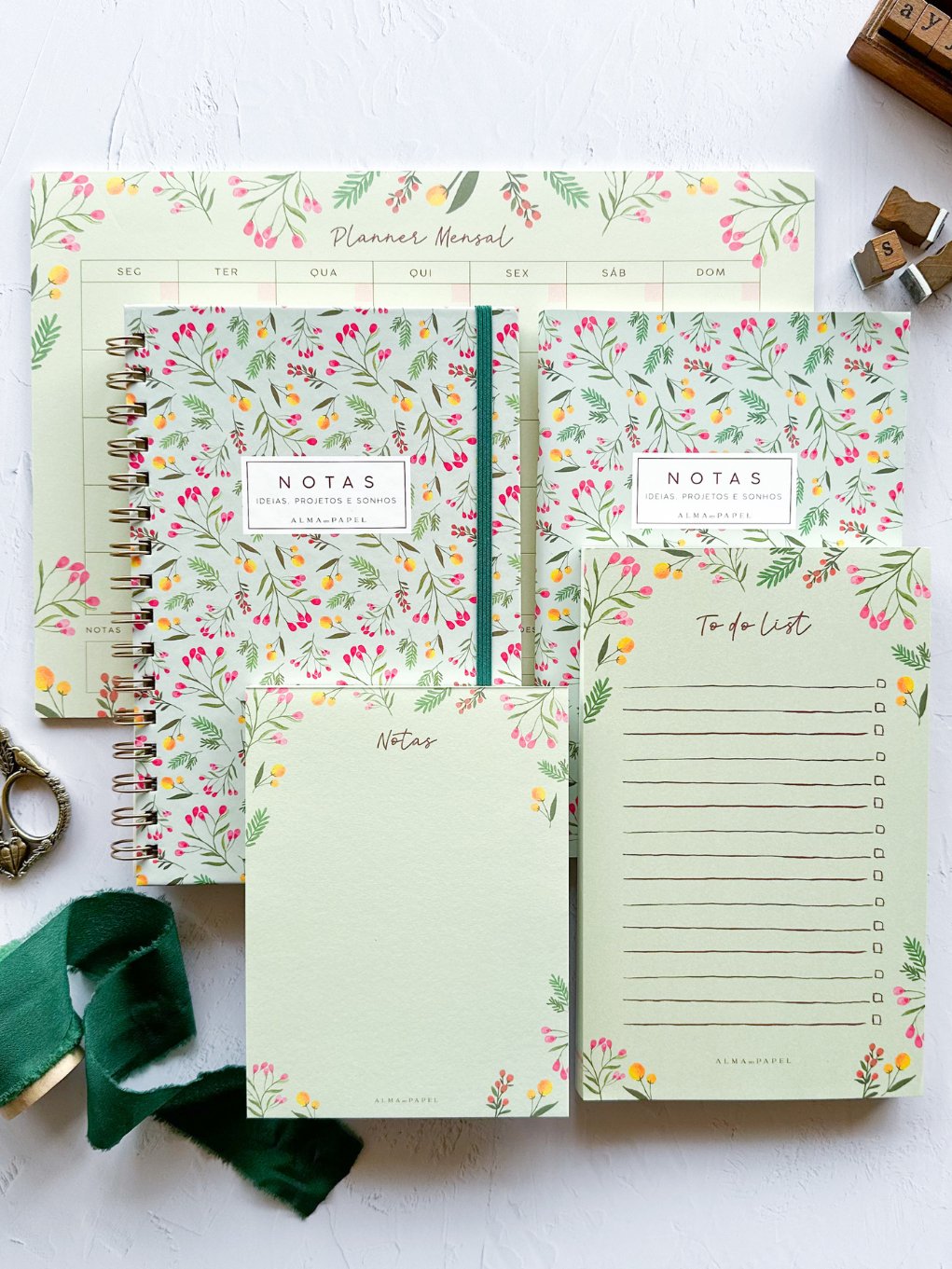 Pack Premium Silvestre Verde - Alma dos Livros