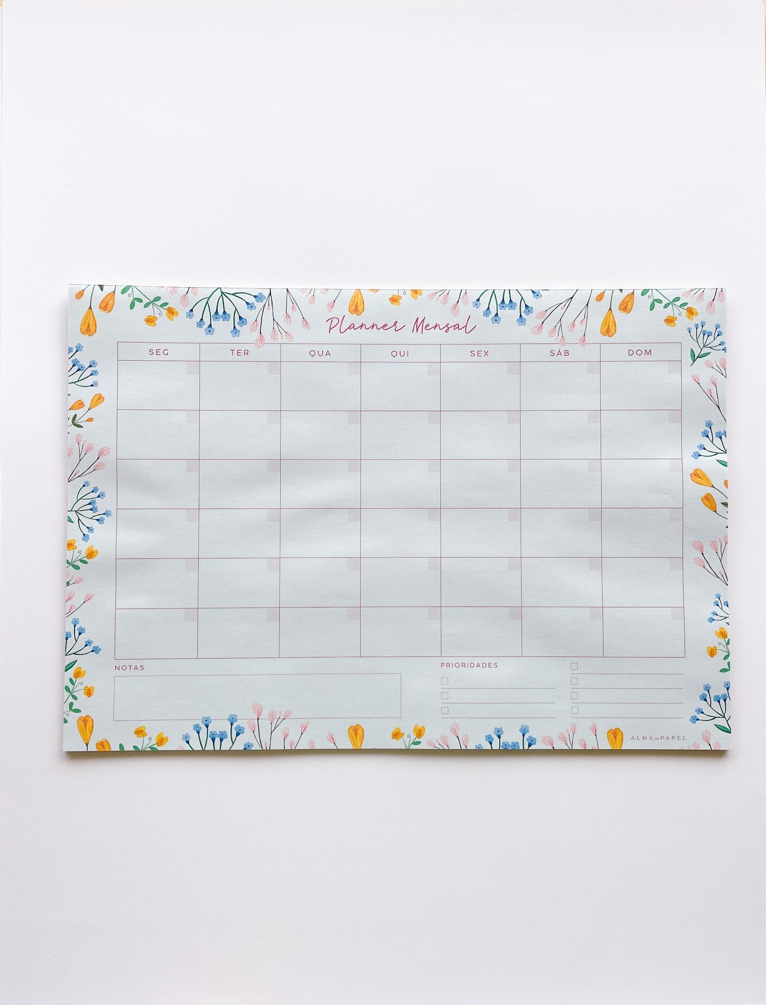 Planner Mensal Prado - Alma dos livros