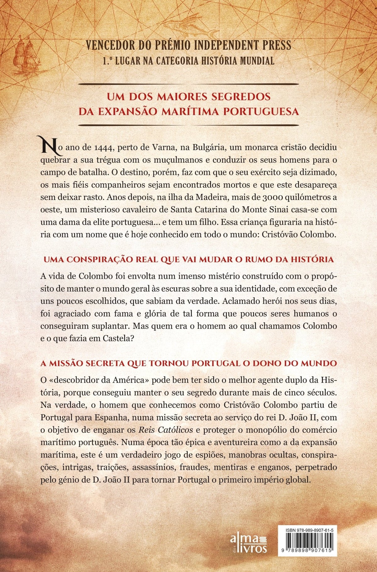 Portugal e o Segredo de Colombo (Danificado) - Alma dos livros