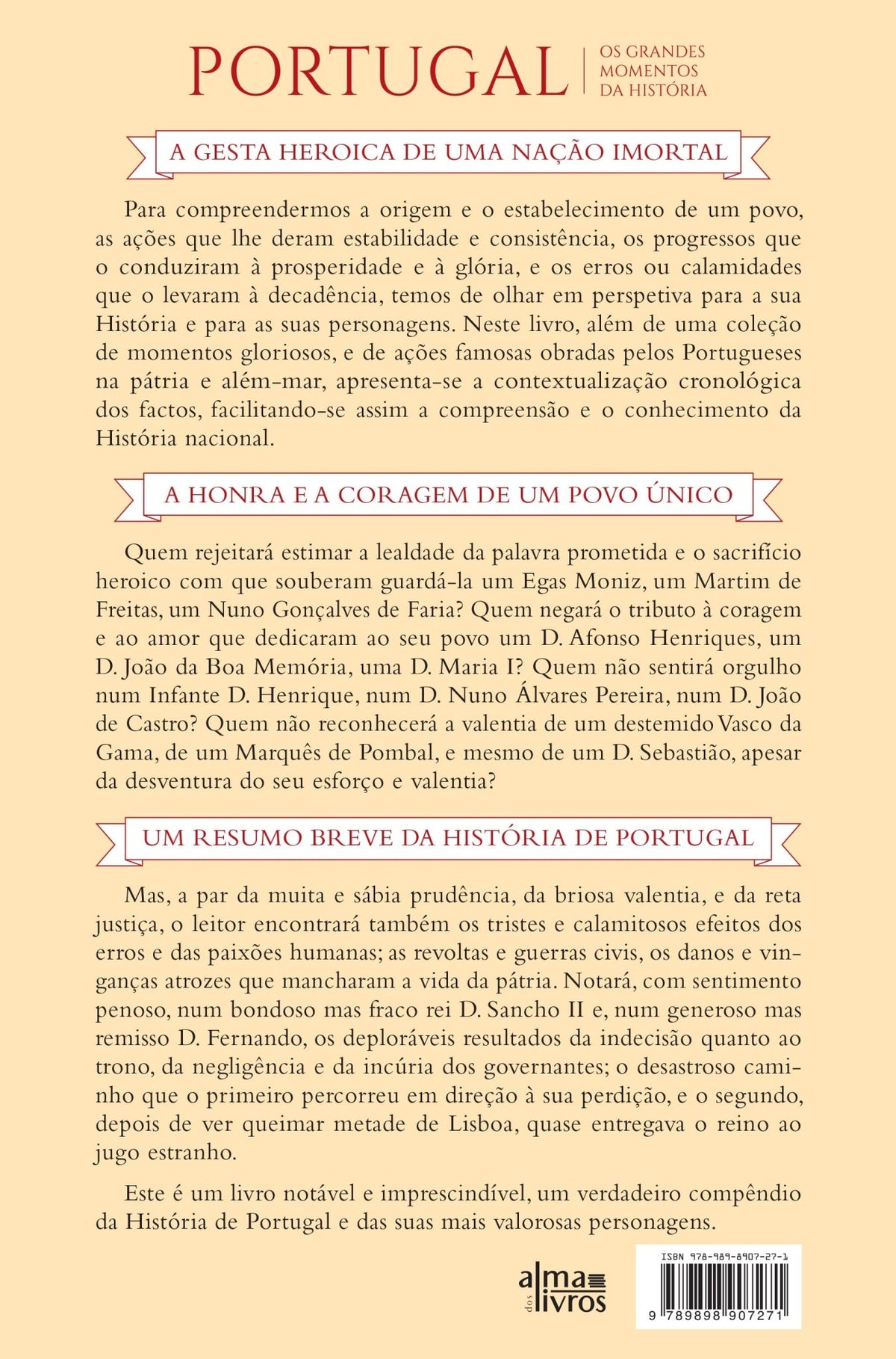 Portugal: Os Grandes Momentos da História - Alma dos livros