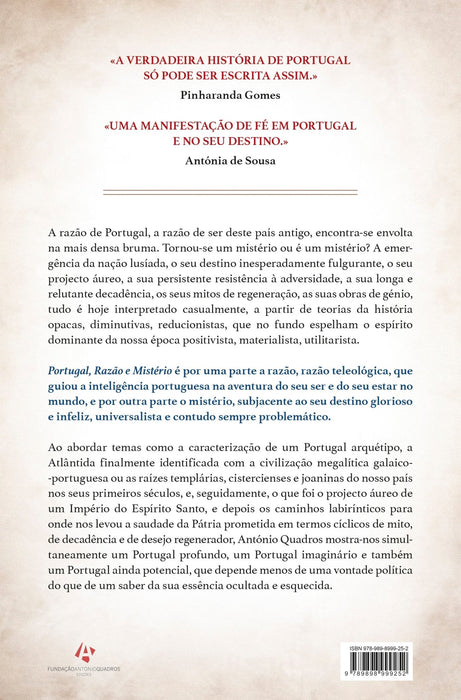 Portugal, Razão e Mistério - A Trilogia (Danificado) - Alma dos livros
