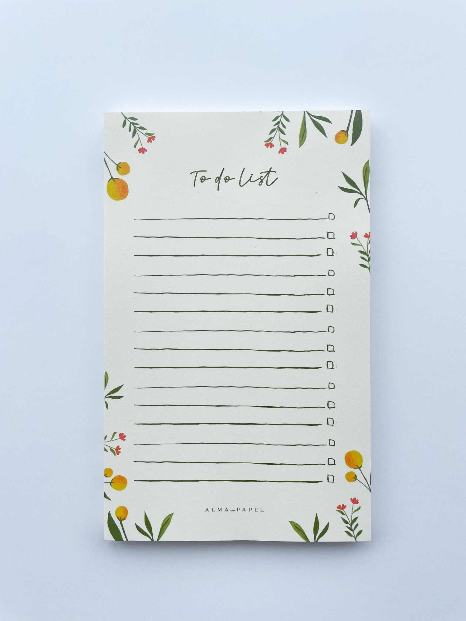 To do List Limões - Alma dos livros