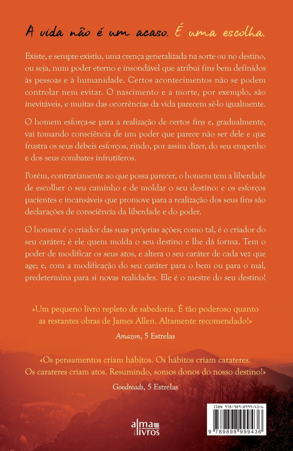 Tu És o Mestre do Teu Destino (Danificado) - Alma dos livros
