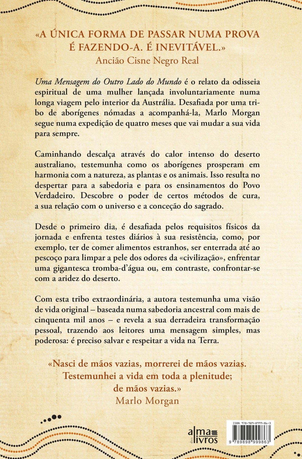Uma Mensagem do Outro Lado do Mundo - Alma dos livros